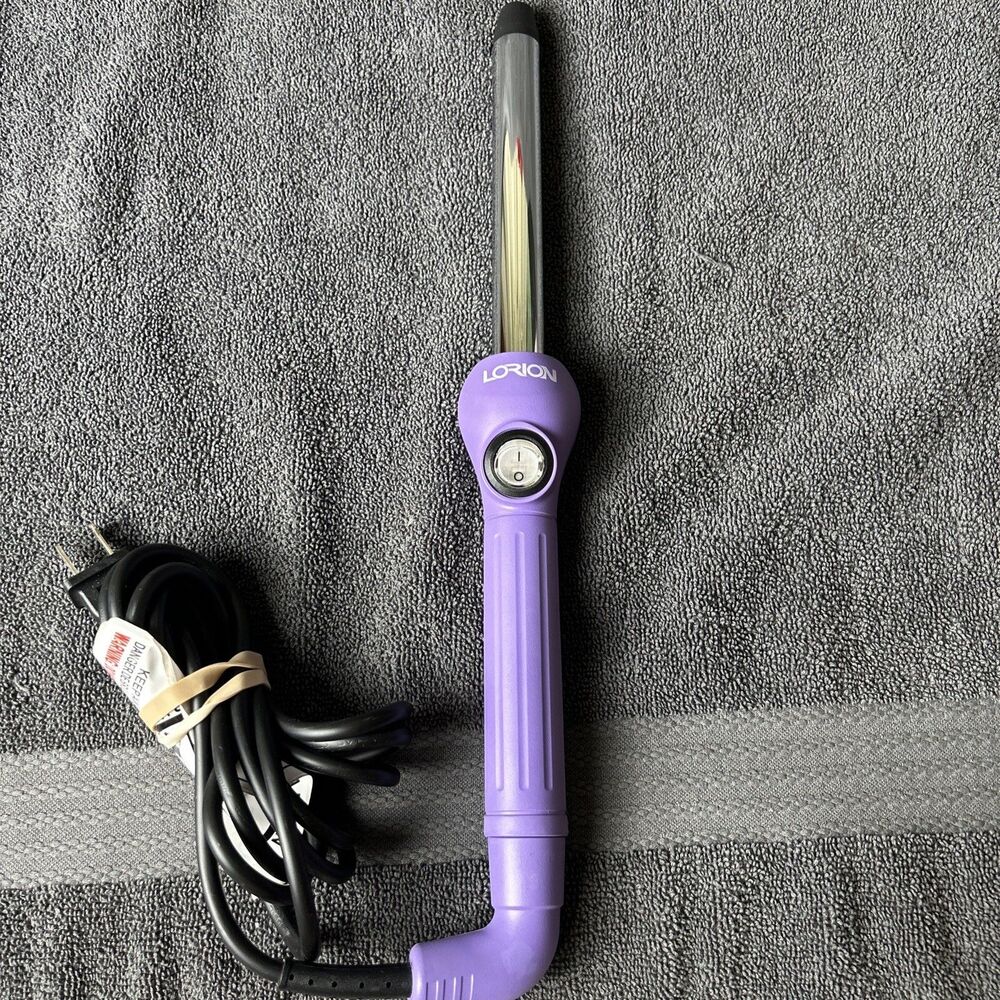 Lorion 3/4" Clipless Curling Iron Purple